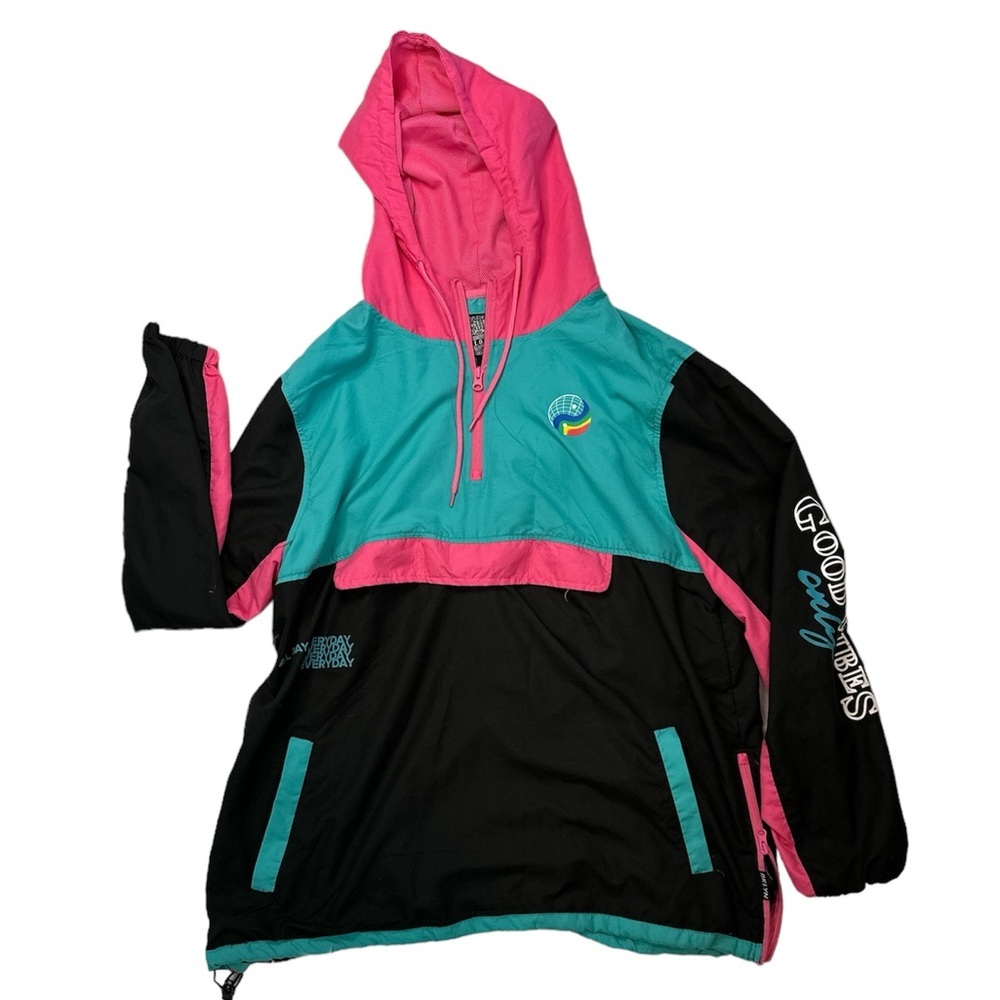 Trademark Brooklyn Cloth Nostalgic 90s Retro Vintage Style Hooded Jacket - Picture 1 of 7
